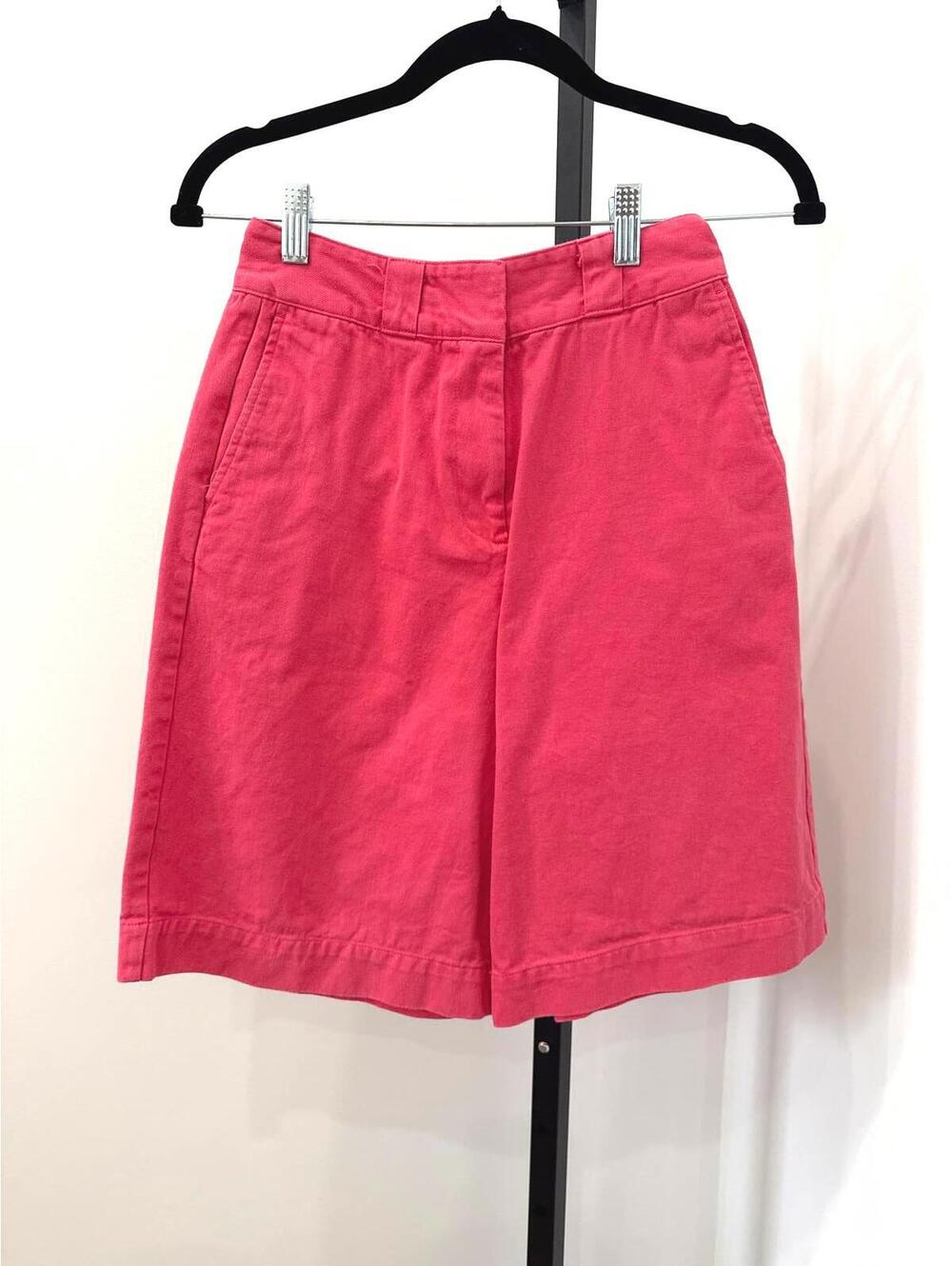 Samsoe Red High-Waisted Casual Shorts
